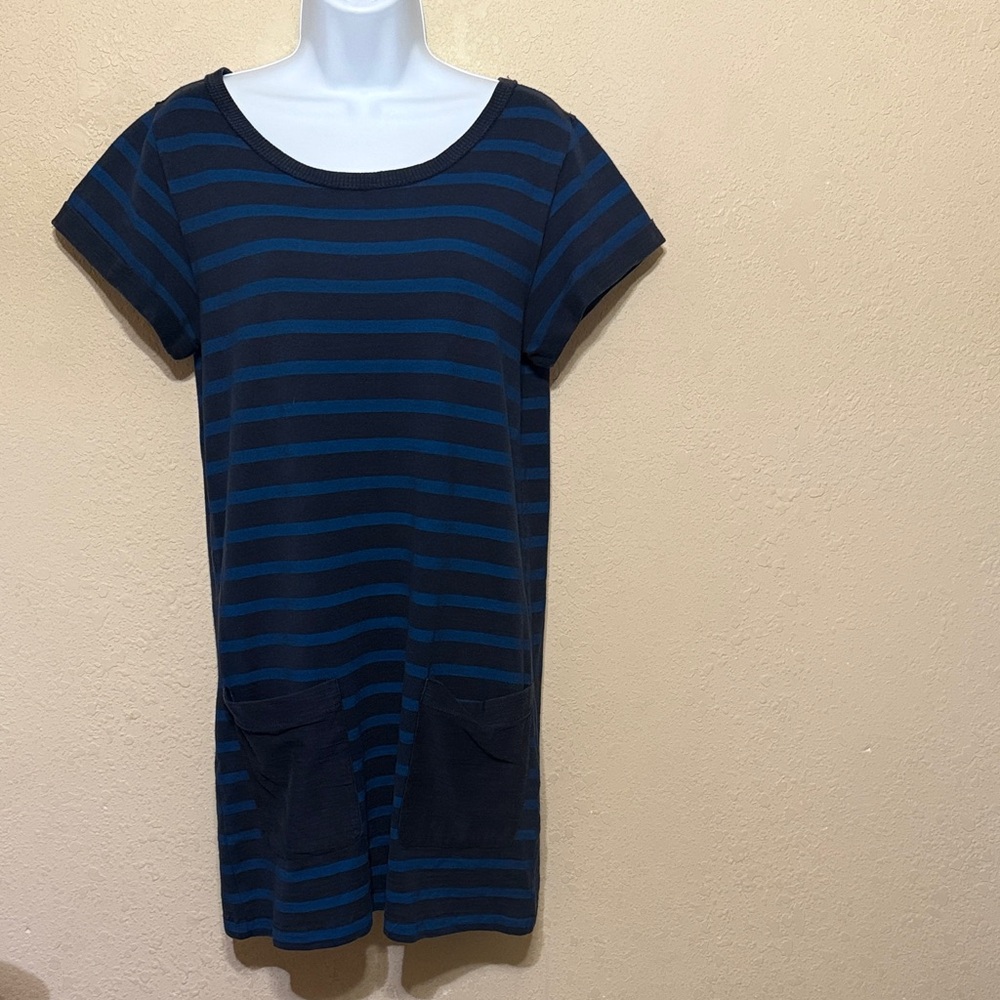 rag & bone Navy Knit Short Sleeve Tee